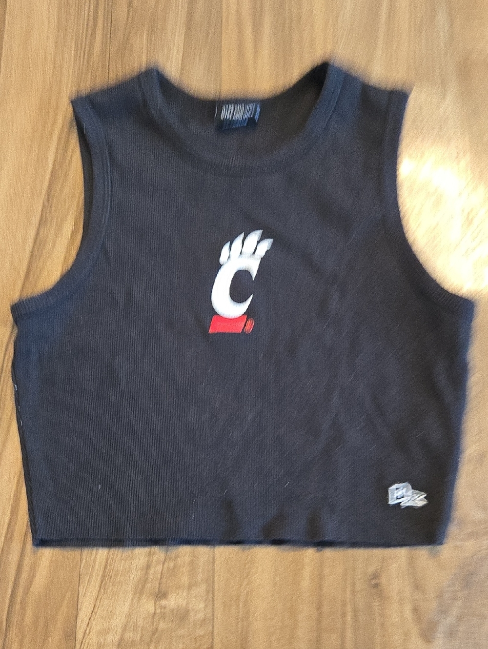 Black Kids Tank Top with White 'C' Logo